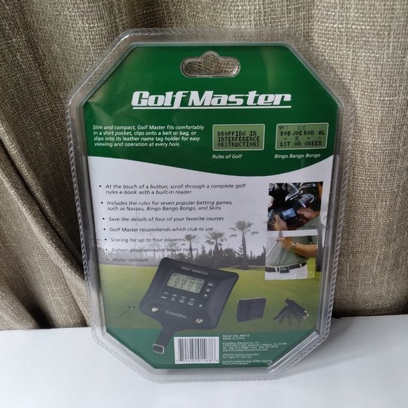 Golf Master Electronic Hand Held Scorekeeper - Picture 2 of 2